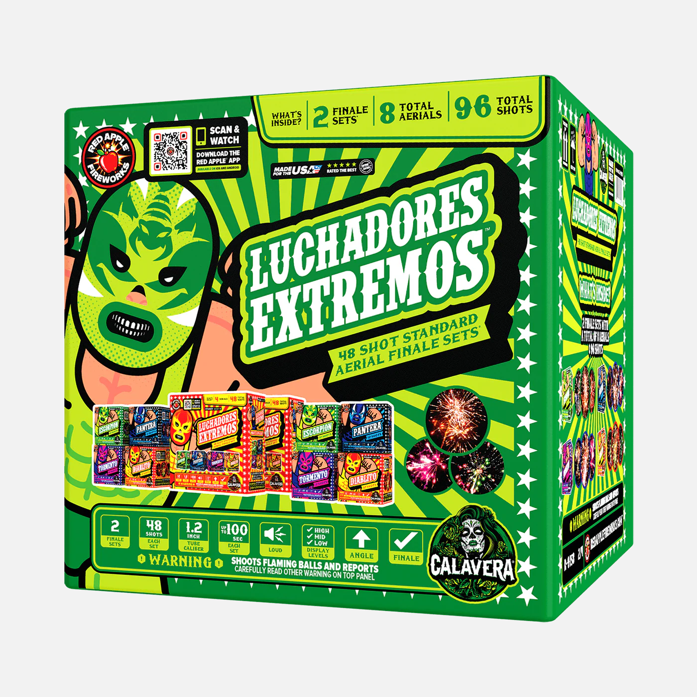 Luchadores Extremos 48-Shot Standard Aerial Finale Set