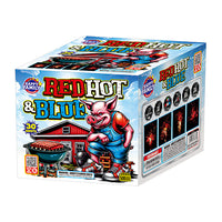 Torta aérea XL Red Hot & Blue de 30 disparos