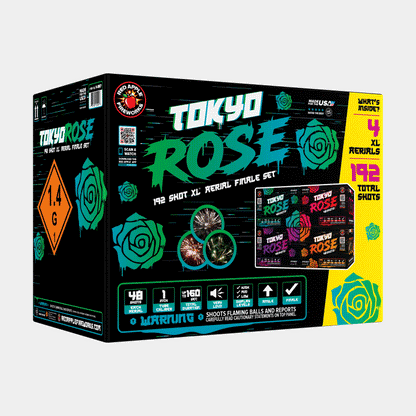 Tokyo Rose 192-Shot XL Aerial Finale Set