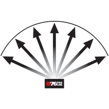 Crackling RWB Mine 7-Shot Pro-Line Fan Slice