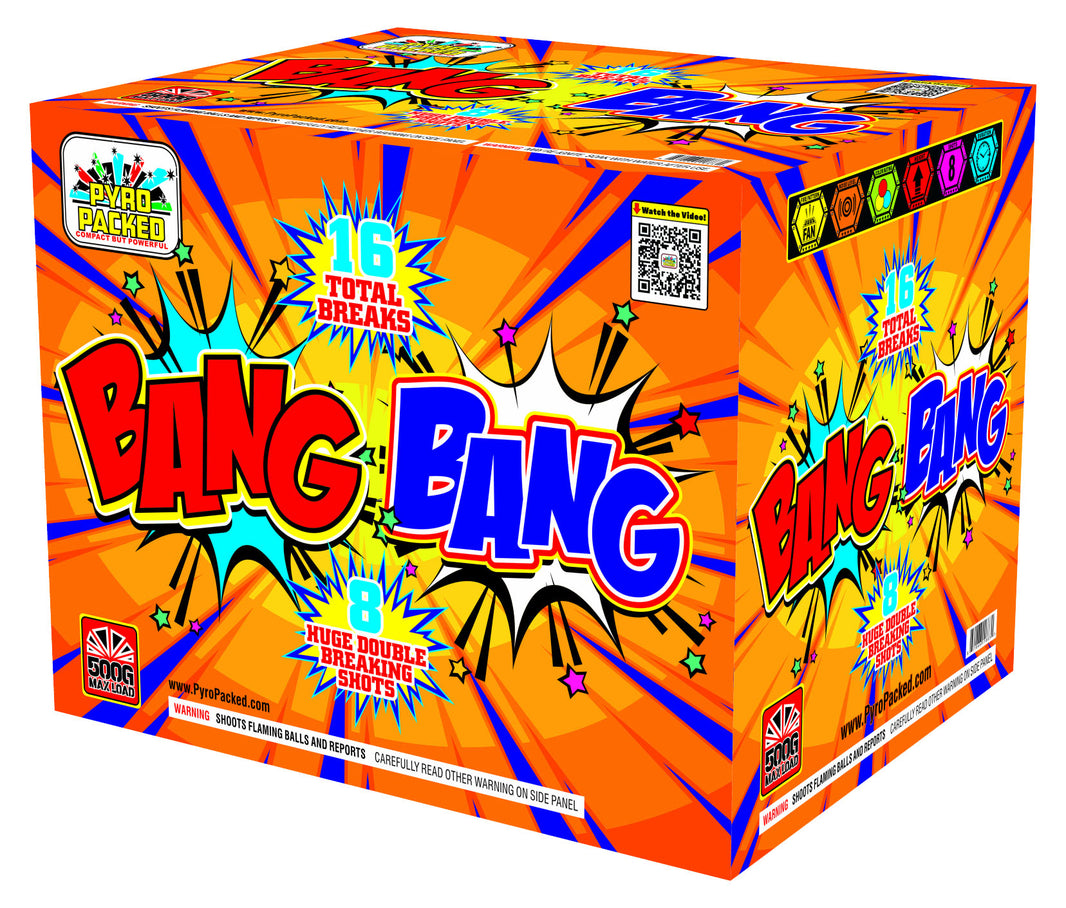 Tarta Aérea Bang Bang 8 Disparos XL