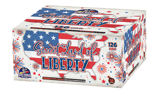 Sweet Land of Liberty 126-Shot XL Aerial Cake