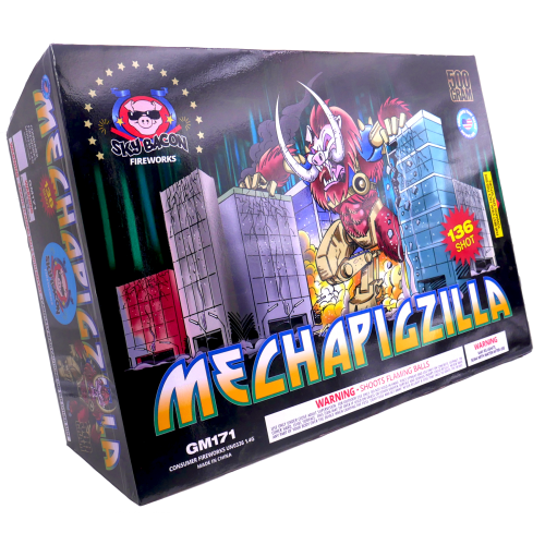Mechapigzilla 136-Shot XL Zipper Aerial Cake