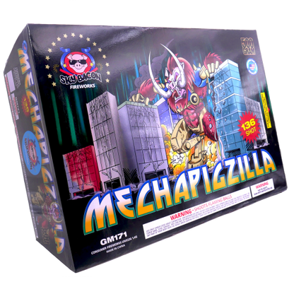 Mechapigzilla 136-Shot XL Zipper Aerial Cake
