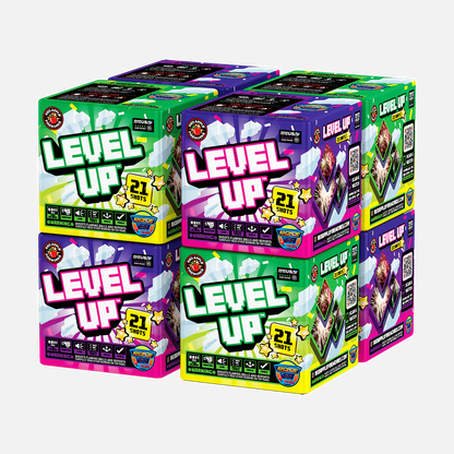Level Up™ 21 disparos - Fuegos artificiales aéreos estándar