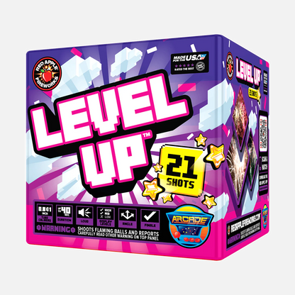 Level Up™ 21 disparos - Fuegos artificiales aéreos estándar