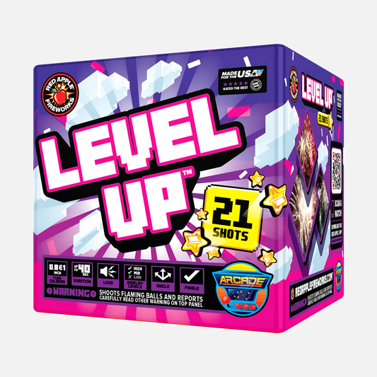 Level Up™ 21 disparos - Fuegos artificiales aéreos estándar