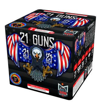 21 Guns 21-Shot XL Aerial Cake