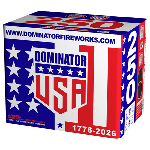 USA 250 12-Shot Large Aerial Cake