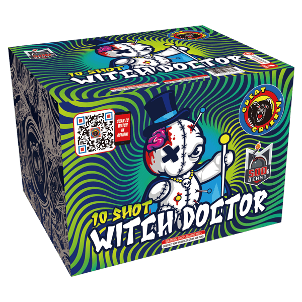 Witch Doctor 10-Shot XL Aerial Cake