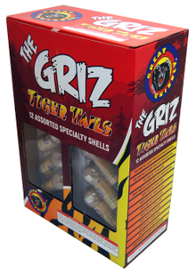 Griz Shell with Tail 12-Shot Canister Shells
