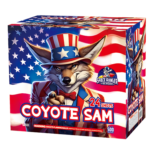 Coyote Sam 24-Shot XL Aerial Cake