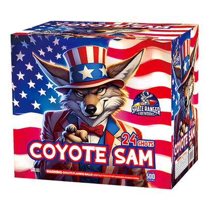 Coyote Sam 24-Shot XL Aerial Cake