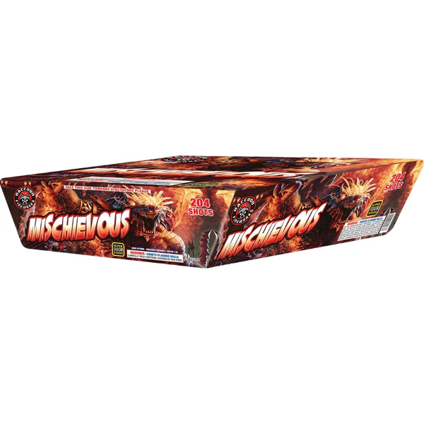 Mischievous 204-Shot XL Aerial Cake