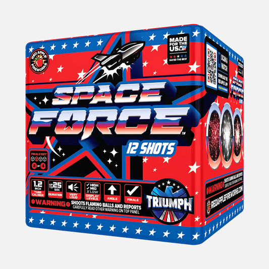 Set de fuegos artificiales aéreos Space Force® de 48 disparos®