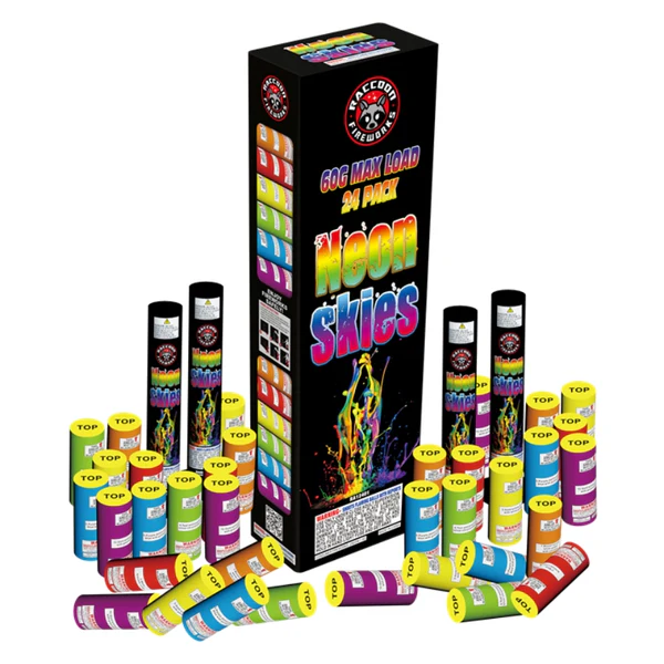 Neon Skies 24-Shot Canister Shells