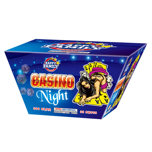 Torta aérea XL "Casino Night" de 35 disparos