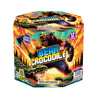 Bear VS Crocodile 12-Shot Standard Aerial Cake