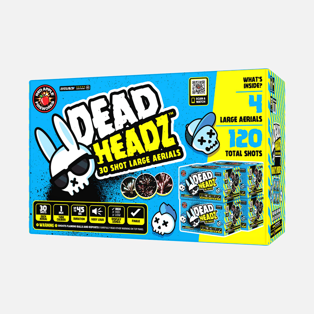Dead Headz™ 30 Disparos Aéreos Grandes