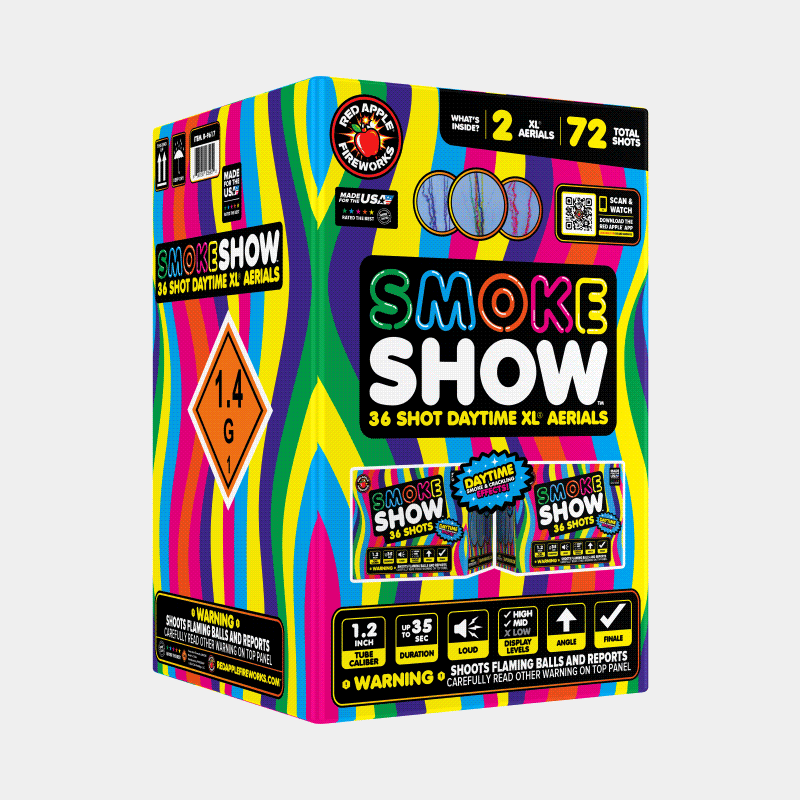 Smoke Show 36-Shot Daytime XL Aerial Cake