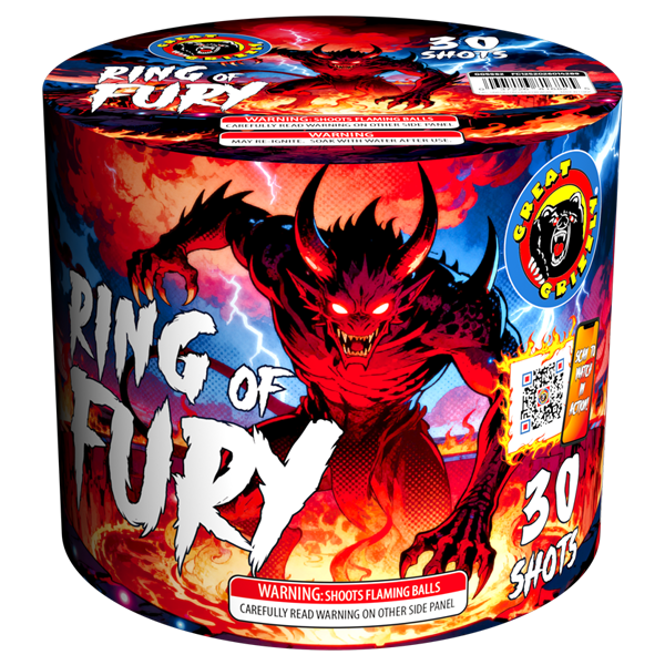 Ring of Fury 30-Shot Large Aerial Cake