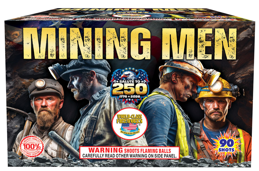 Mining Men 90-Shot XL Aerial Cake