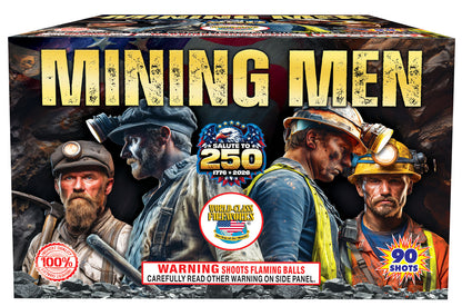 Mining Men 90-Shot XL Aerial Cake