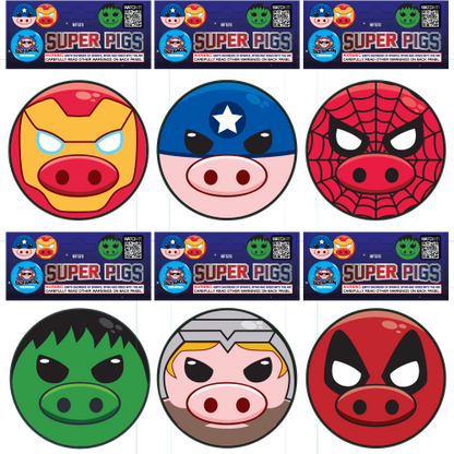 Pig Team Flying Novelty (6-Pack)