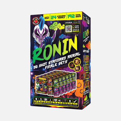 Ronin™ 32 disparos Conjunto de fuegos artificiales aéreos de categoría estándar®