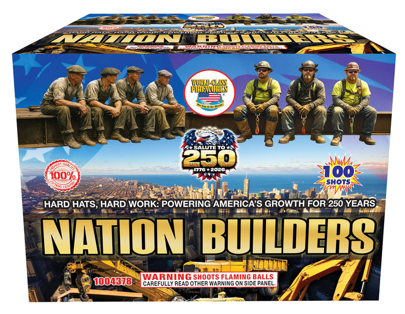 Nation Builders 100-Shot XL Aerial Cake