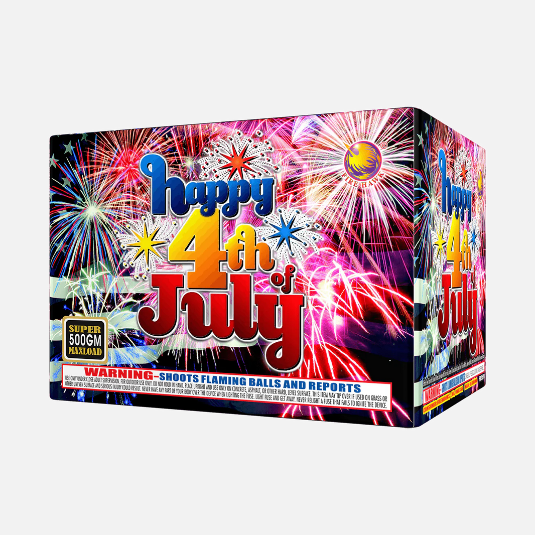 Happy 4th of July 22-Shot Aerial Cake