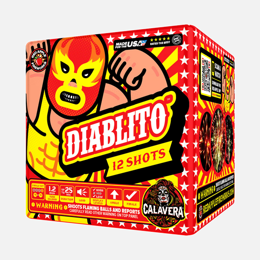 Luchadores Extremos!™ 48 Shot Standard Aerial Finale Set®