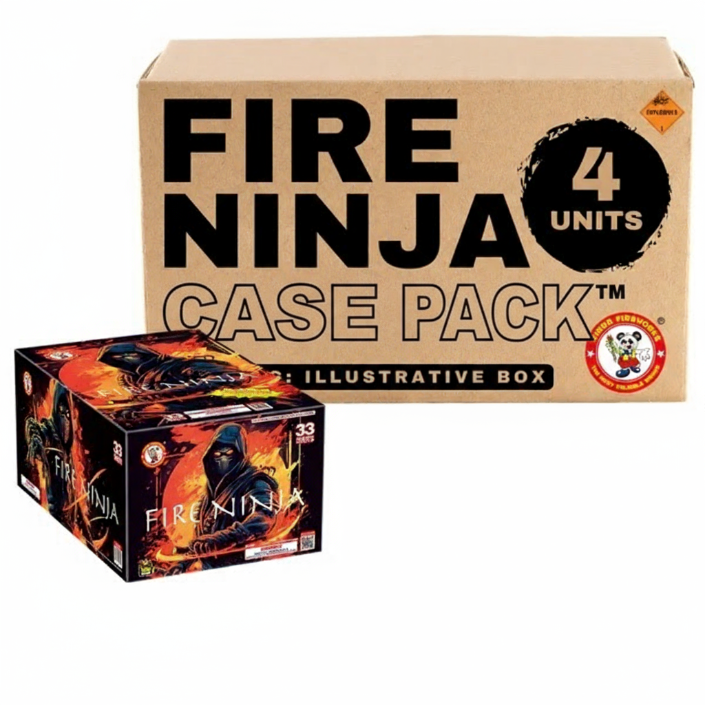 Fire Ninja 33-Shot XL Aerial Cake | Case Pack™ 4/1