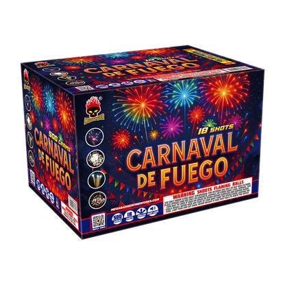 Carnaval De Fuego 18-Shot XL Aerial Cake