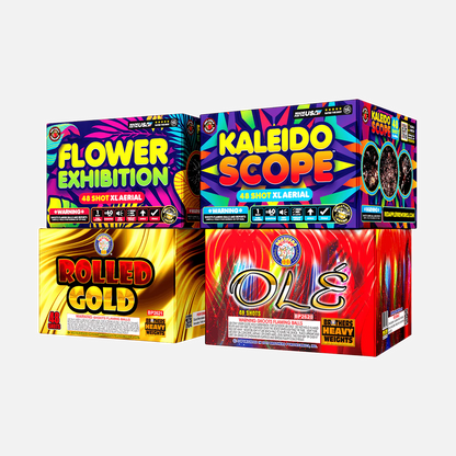 Spectrum™ 192 Tiros XL® Conjunto de Fuegos Artificiales Aéreos Finales®