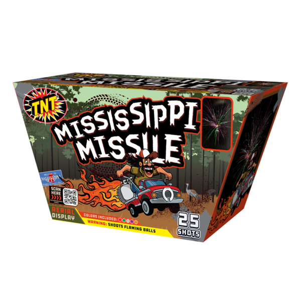 Mississippi Missile 25-Shot XL Aerial Cake