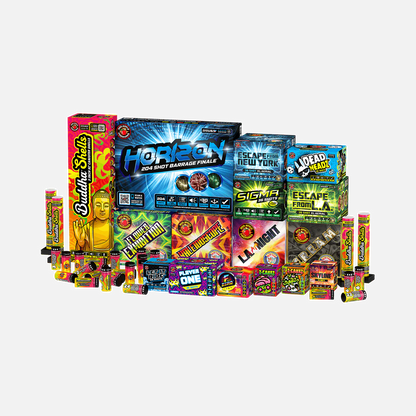 Buddha™ Box 725 Shot Fireworks Sampler®
