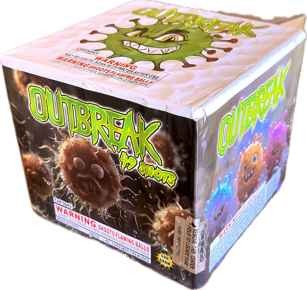 Outbreak 49-Shot XXL Aerial Cake