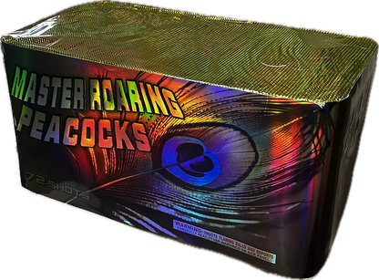 Master Roaring Peacock 72-Shot XXL Aerial Cake
