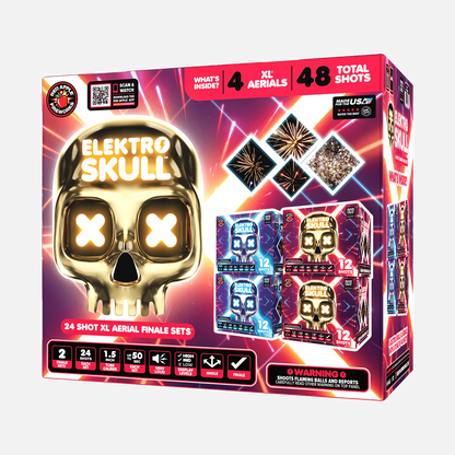 Elektro Skull 24-Shot XL Aerial Finale Set