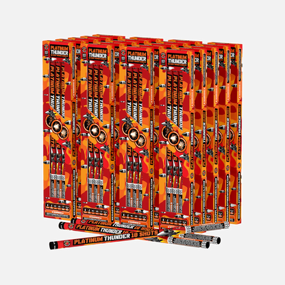Platinum Thunder 10-Shot Roman Candles