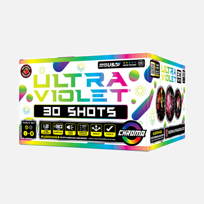 Juego de pirotecnia final aérea Ultraviolent® 60 Shot XL®