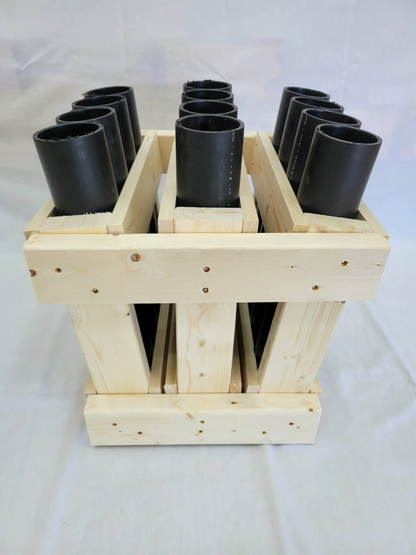 Great Lakes Mortar Racks™ 3 in. 12-Shot 1.3G Display Fan Rack