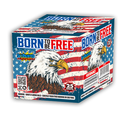 Born To Be Free 25-Shot Standard Aerial Cake