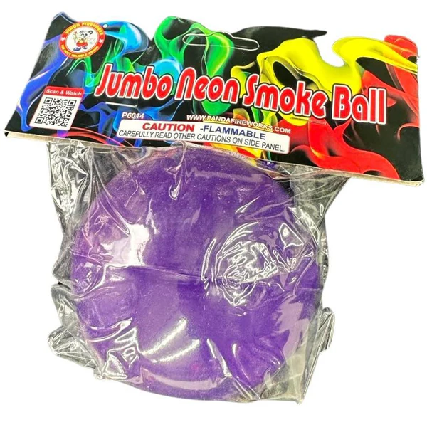 Jumbo Neon Smoke Balls Large Smoke Bomb | Case Pack™ 24/6
