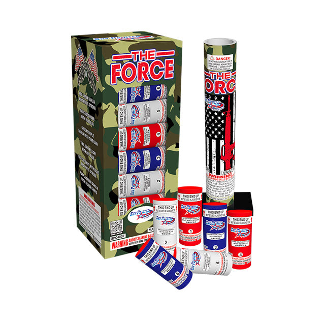 Los cohetes de carcasa Force 6-Shot de 4 pulgadas
