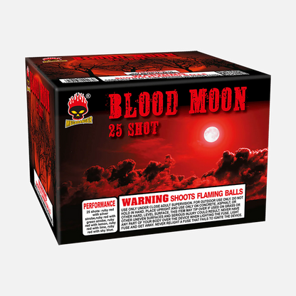 Torta aérea XL Blood Moon de 25 disparos