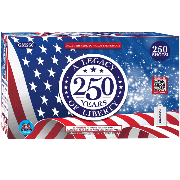 A Legacy of Liberty 250-Shot XL Aerial Cake