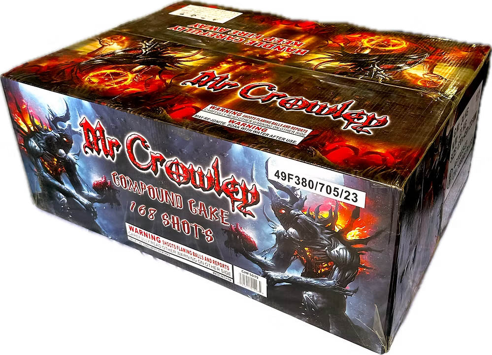 Mr Crowley 168-Shot XXL Aerial Cake