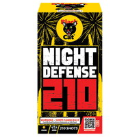 Night Defense 210-Shot XL Aerial Cake